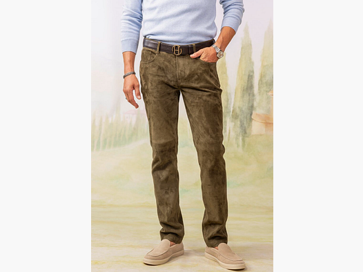 Habsburg Lederhosen Leiben in Olive