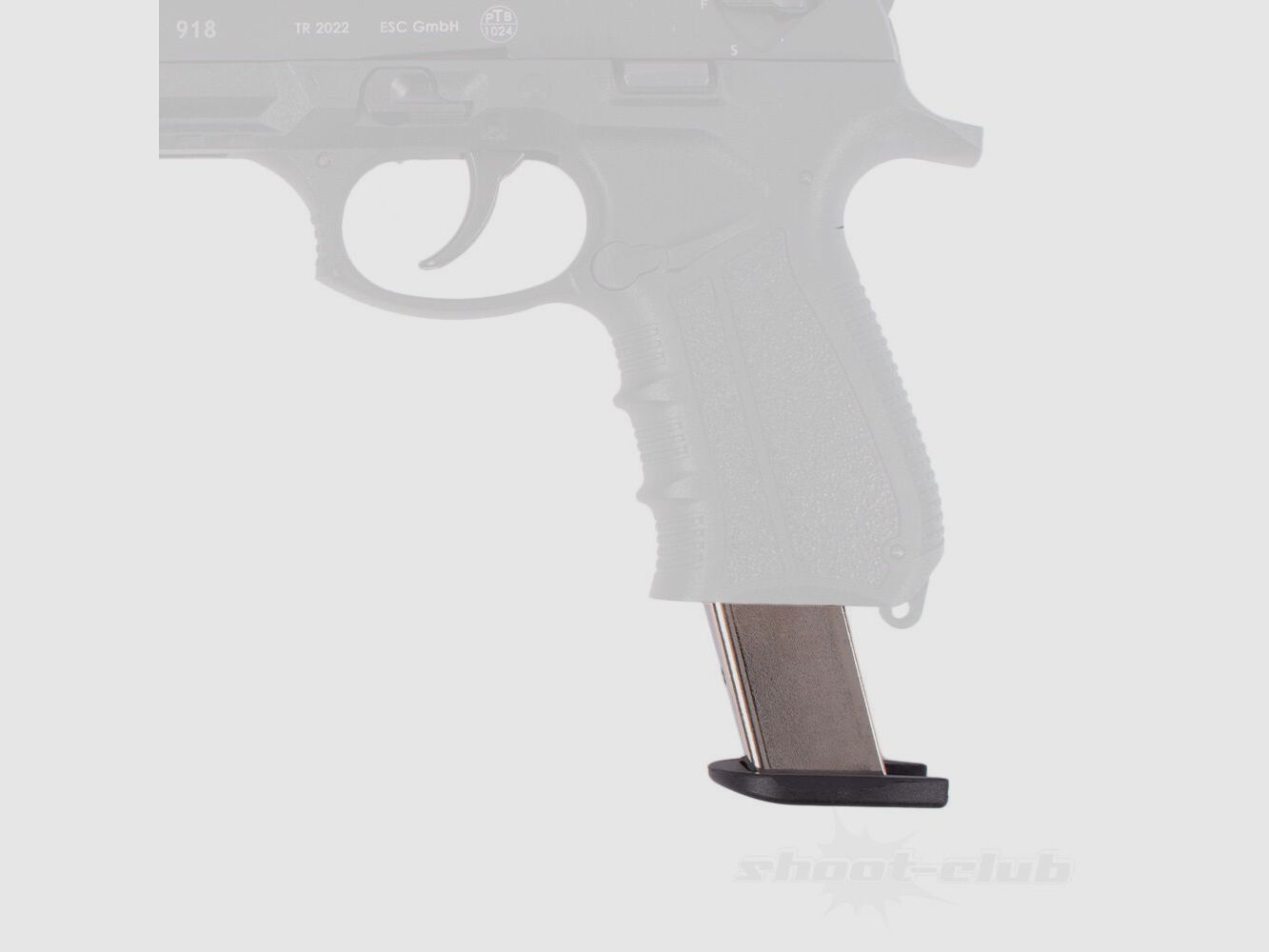 Zoraki 918 Magazin 18 Schuss Chrom 9mm P.A.K., Bild 4 von 5