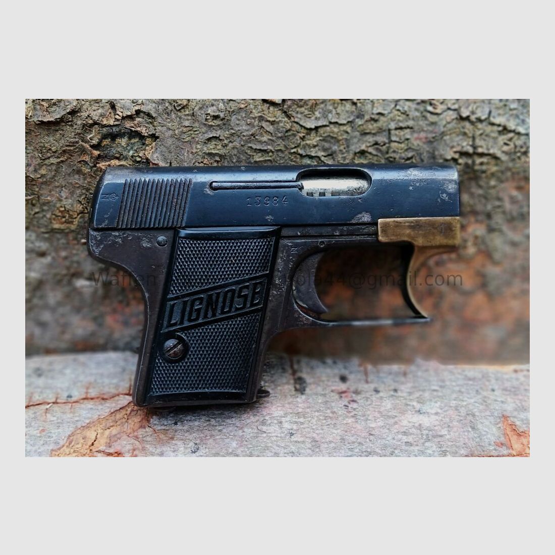 Pistola de una mano modelo Lignose