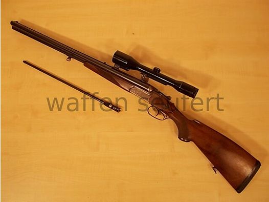 Fortuna Suhl Drilling Zeiss 6x42 SEM Einstecklauf Krieghoff 22WM