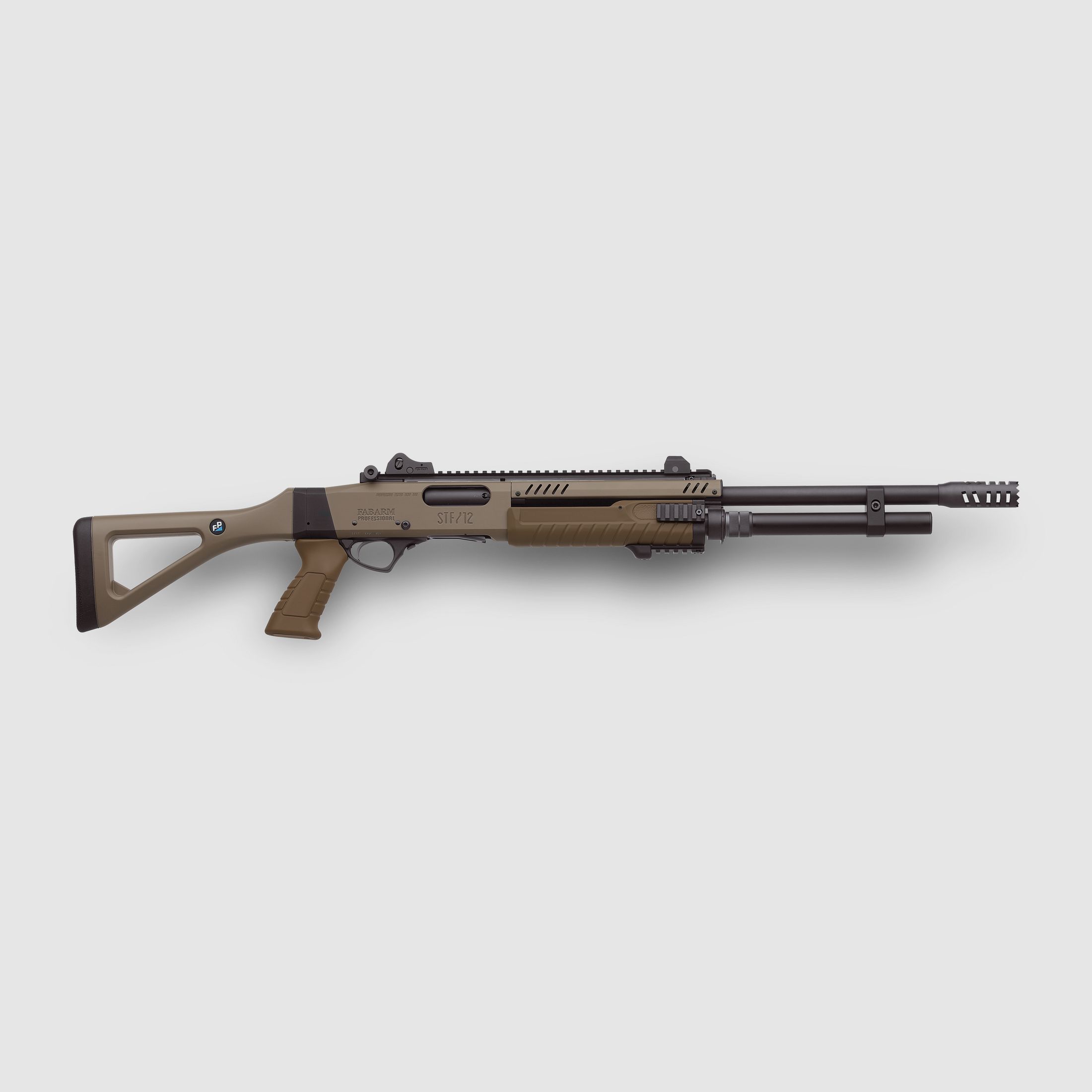 Fusil à pompe || Fabarm STF12 Flat Earth, calibre 12/76