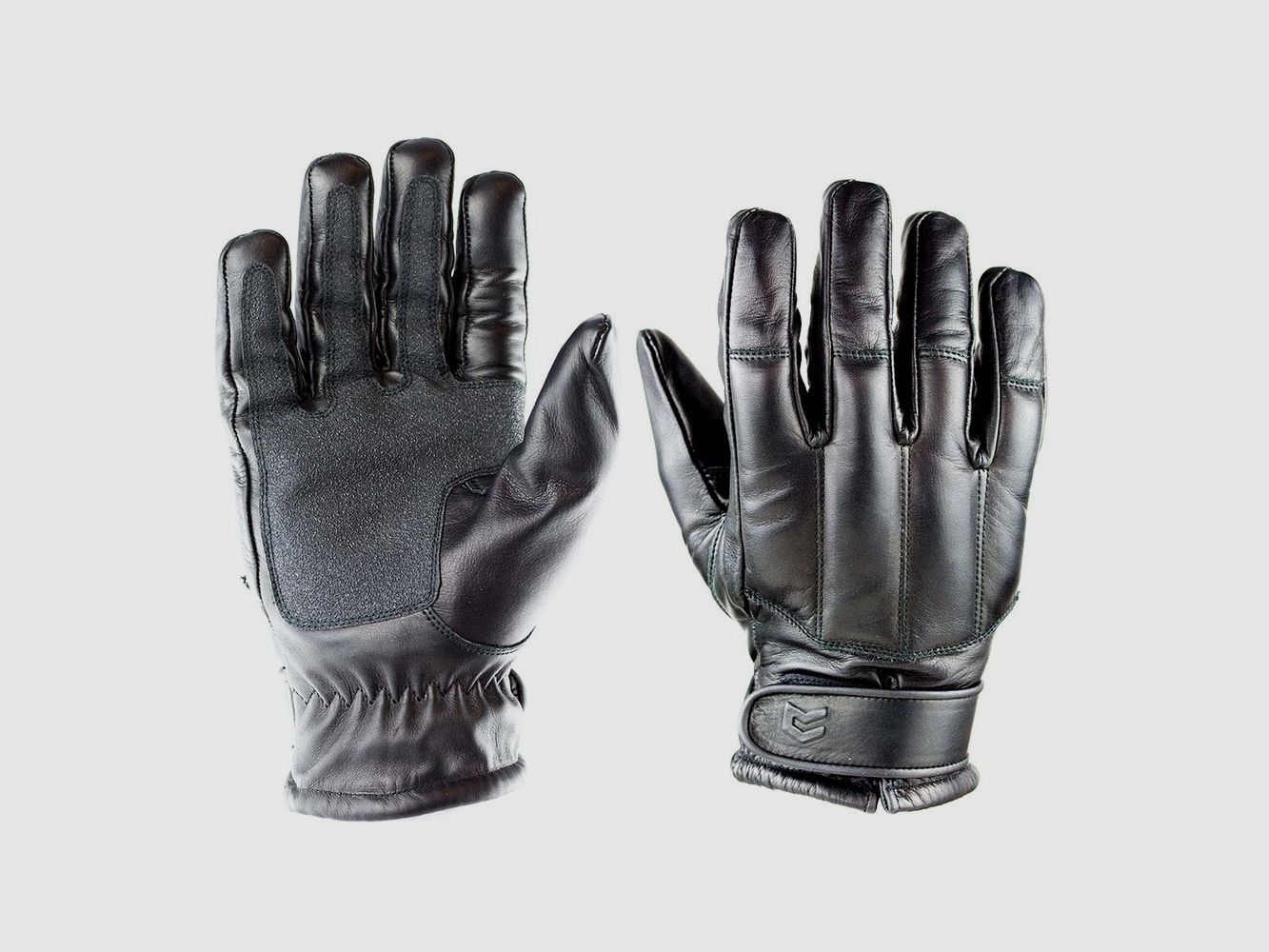 OBRAMO Quarzsand Lederhandschuhe Schnitthemmend