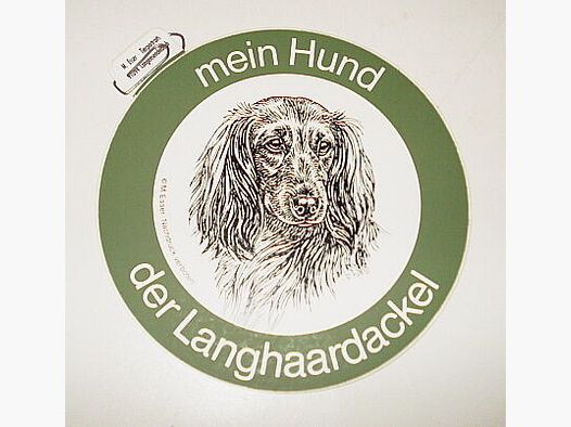 Fritzmann sticker long-haired dachshund