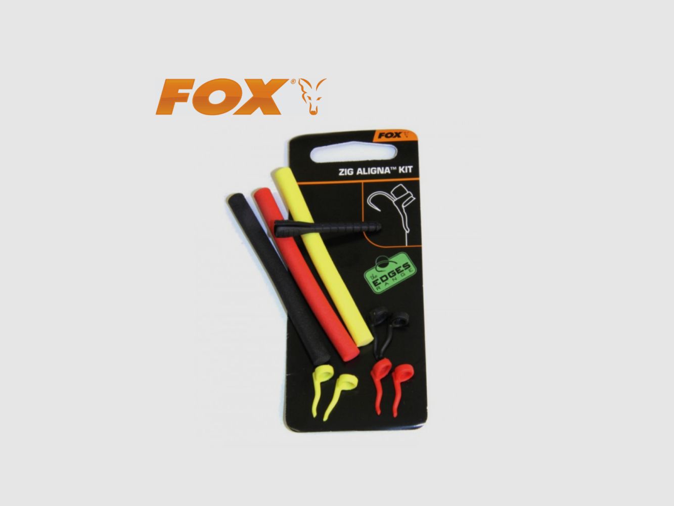 Montage Fox Edges Zig Aligna Kit Schwarz Rot Gelb