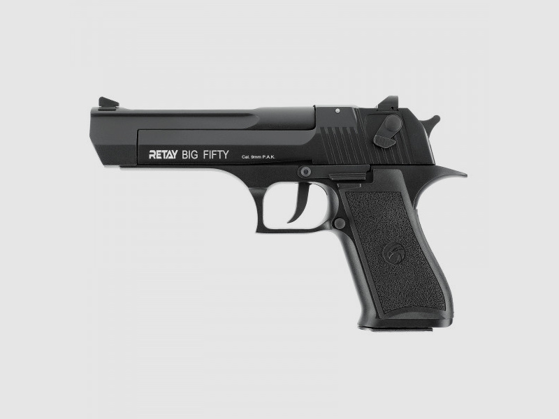 RETAY BIG FIFTY - 9 MM P.A.K. SCHREKschotpistool - ZWART