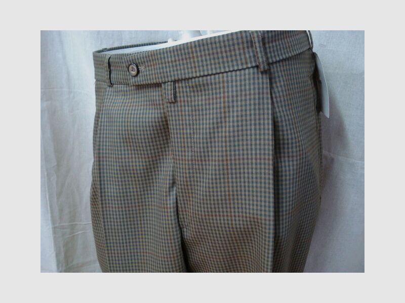AKAH checkered suit trousers