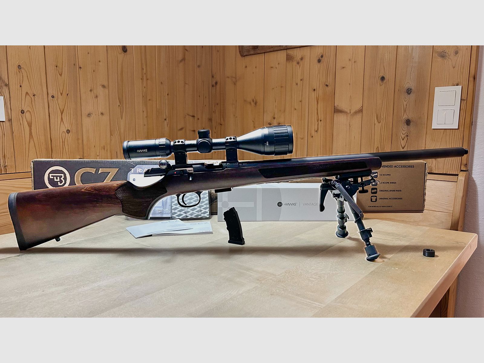 CZ 457 Varmint .22 lr  TOP auf 100m 