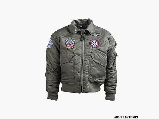 BIMBO/A – MIL-TEC – GIACCA DA VOLO MA1® KIDS M.ABZ. OLIVA