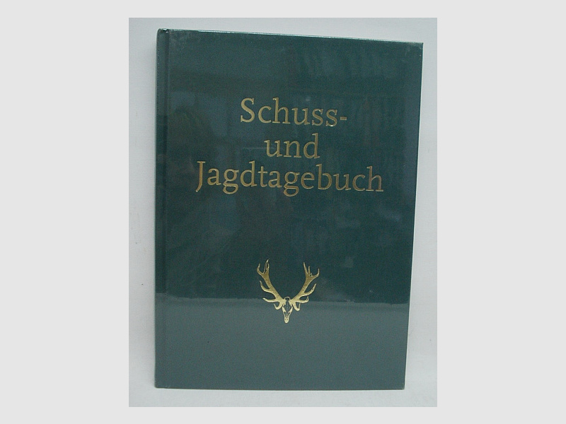 Schuss- und Jagdtagebuch A4 - grünen Leinen, 128 Seiten