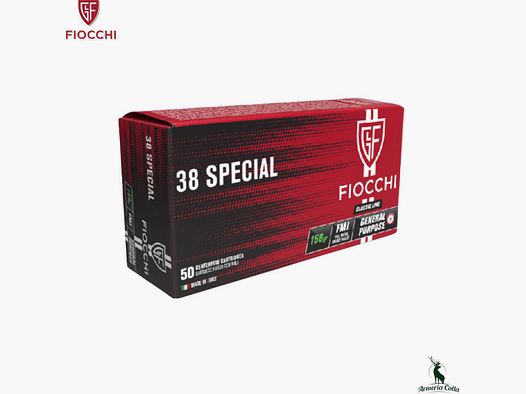 Fiocchi Munitionen Fmj Kal. .38 Special 158 gr. Art. 700390