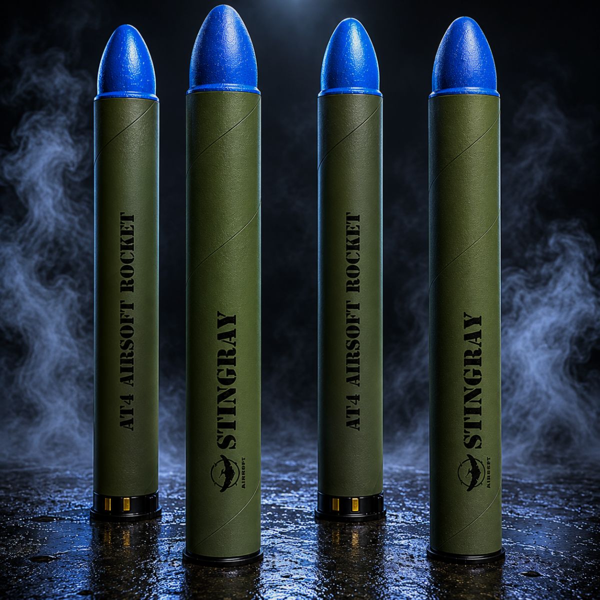 Rockets Stingray AT4 avec projectile sonore (pack de 4)