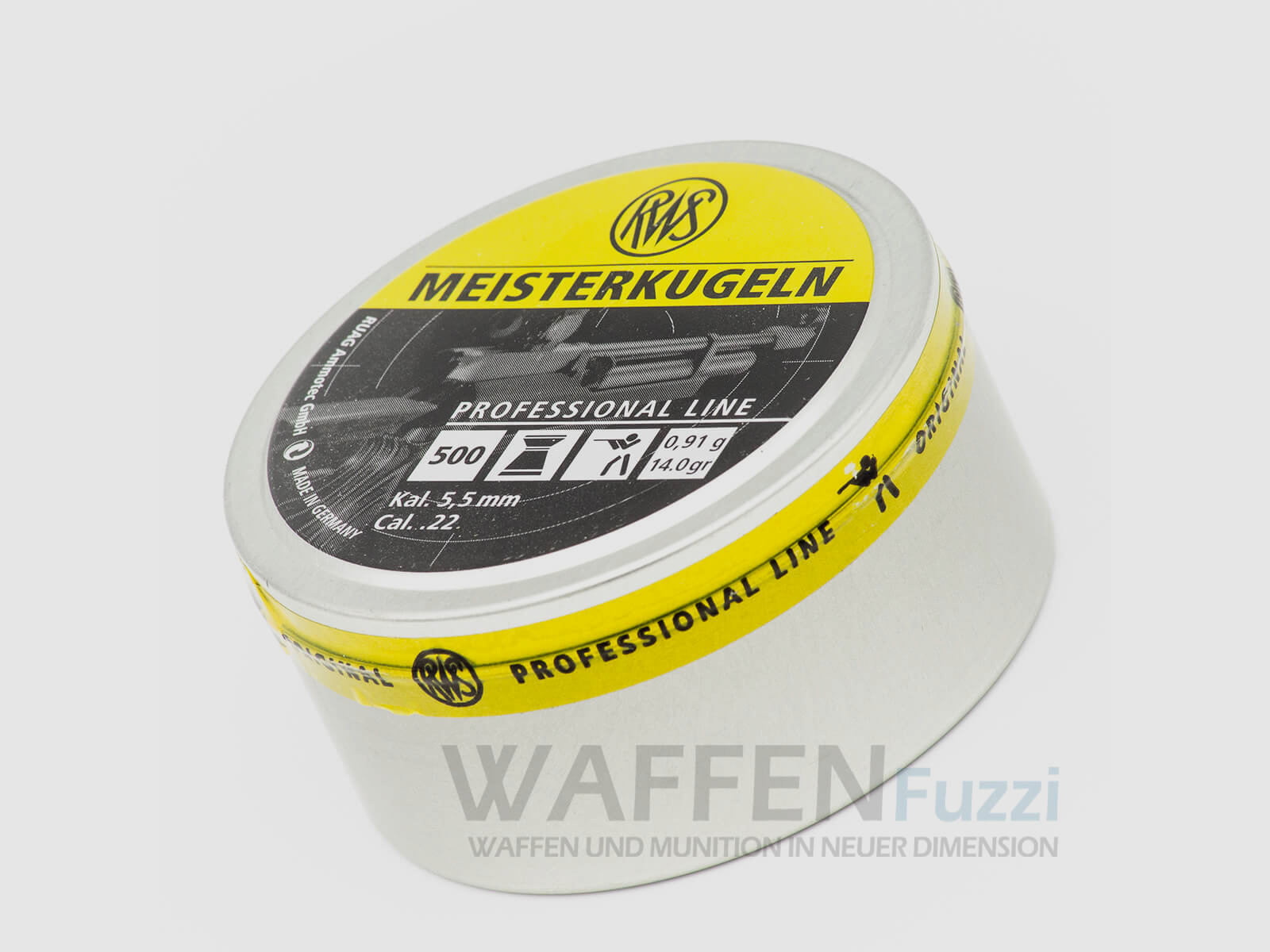 RWS Professional Line Master Balls Flat Head Diabolos Caliber 5.5mm 0.91g