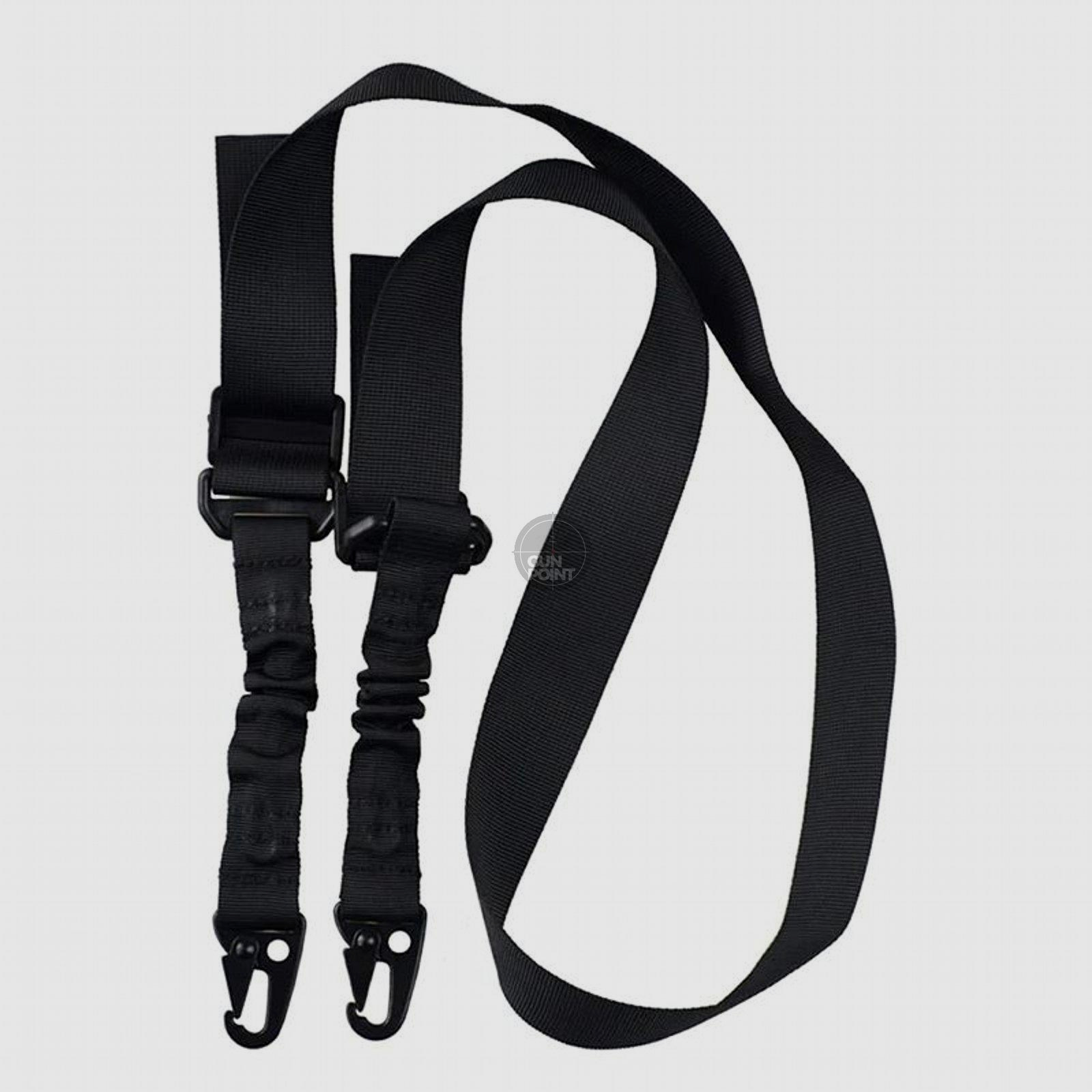 OpTacs - Two Point Multi-Tactical Sling - verstellbarer Gewehrriemen Schwarz