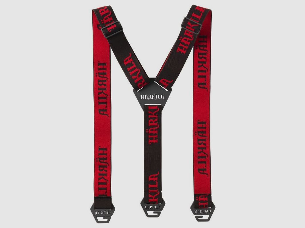 Härkila Tech Braces Hosenträger Shadow brown/Red