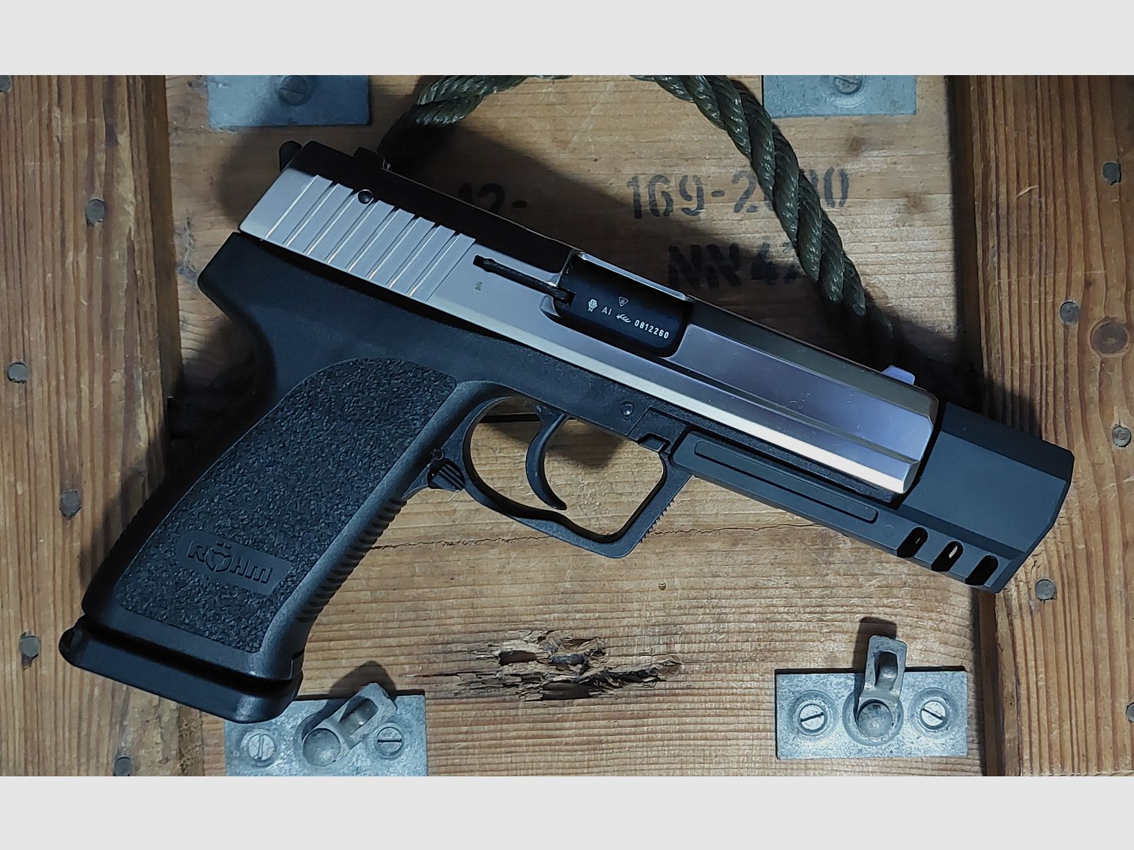 RÖHM - RG96 - Match - matt chrom (PTB 699) Glock RG 96 Walther