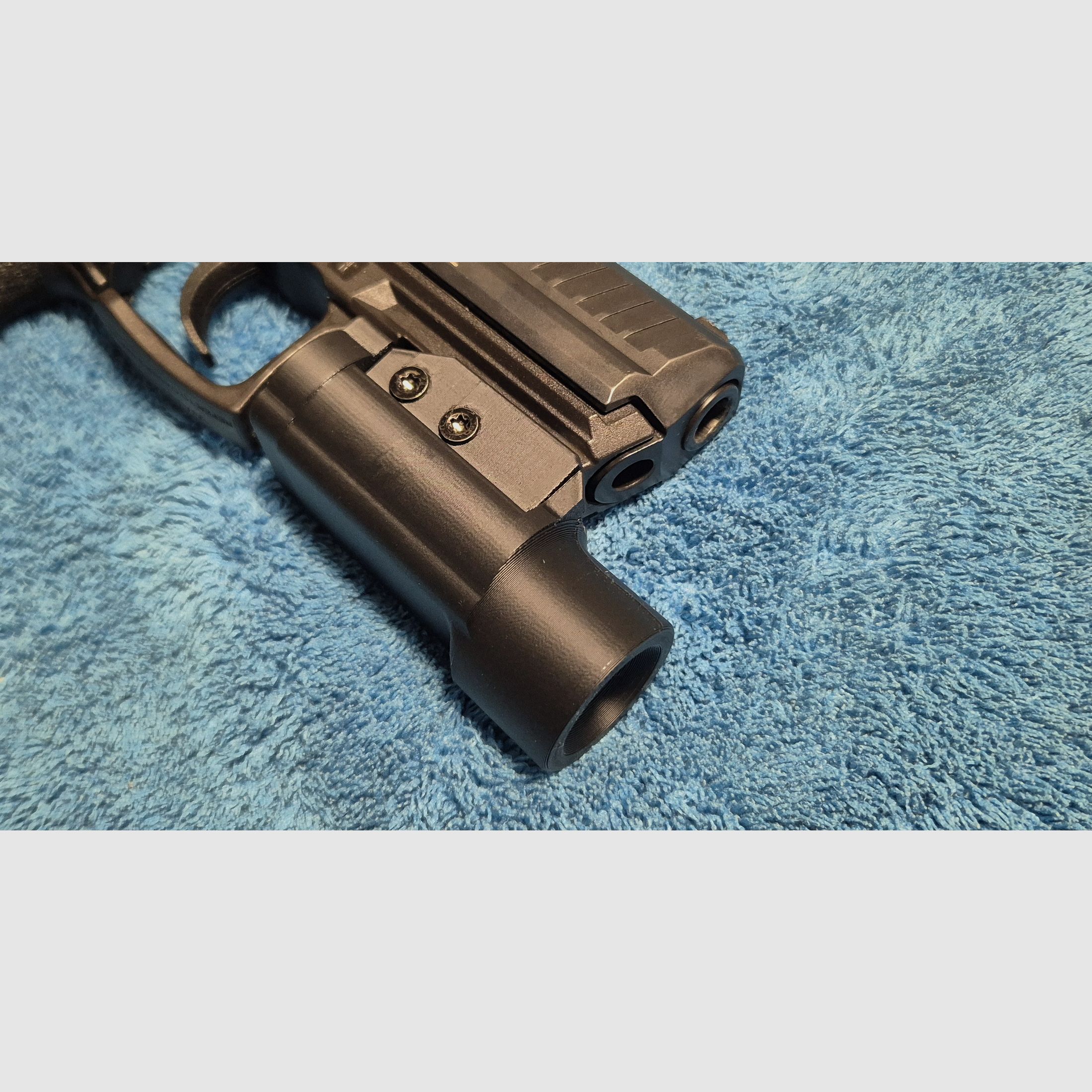 Laufgewicht für Pistolen und Langwaffen in Waffenlicht Form, 125 Gramm, LEGAL, Sportlich nutzbar
