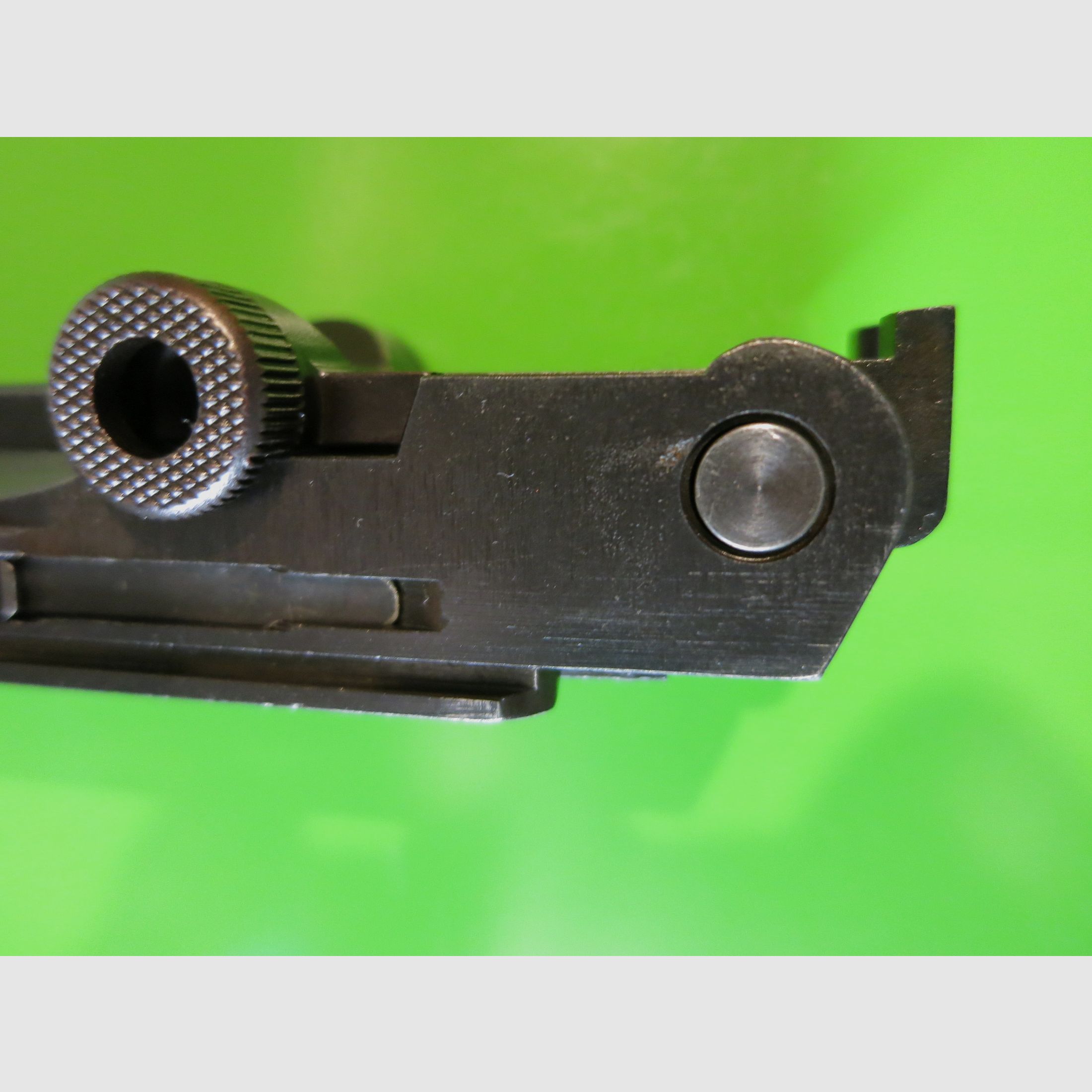 Parabellum-Pistole, Luger Pistole 08, Kaliber 22lr, ERMA-Wechselsystem im original 08-Lauf     #55-