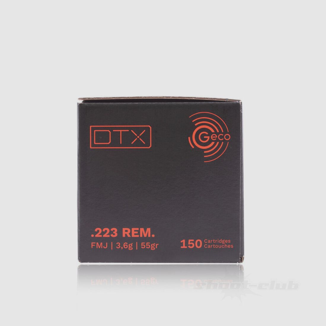 Geco DTX FMJ 3,56 / 55gr 150Stk.
