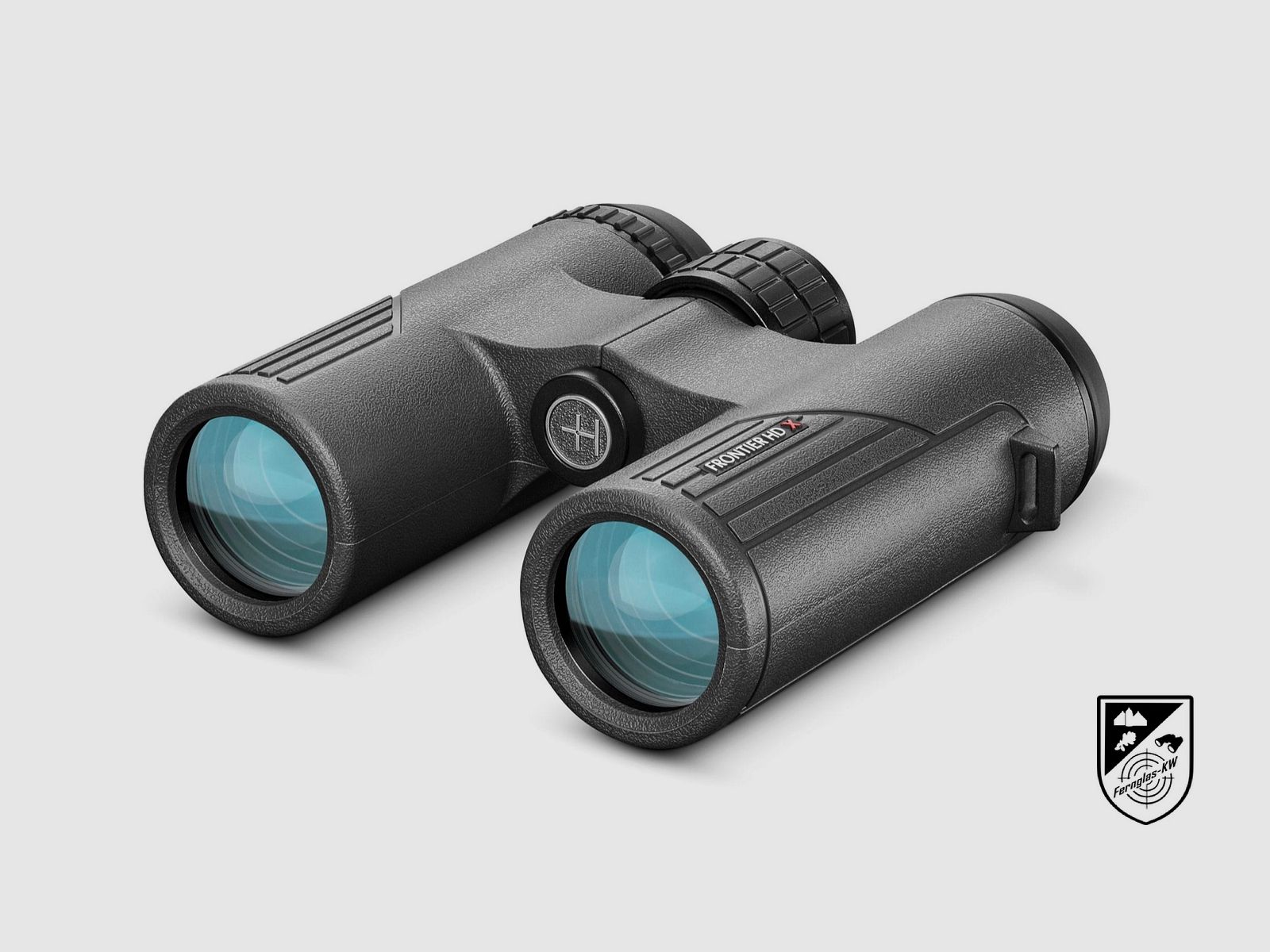 HAWKE 38008 Frontier H DX 10x32 Fernglas Grau mit Zubehör
