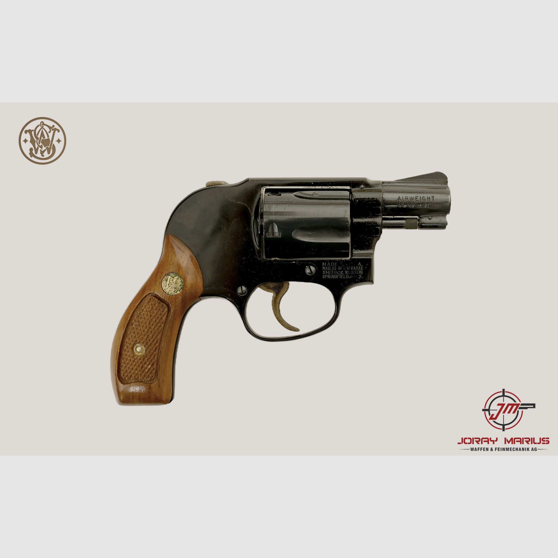 S&W Model 38 Airweight Revolver .38 Special, Bild 1 von 3