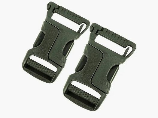 Tasmanian Tiger Tasmanian Tiger Steckschnalle SR25 schwarz 2er Pack