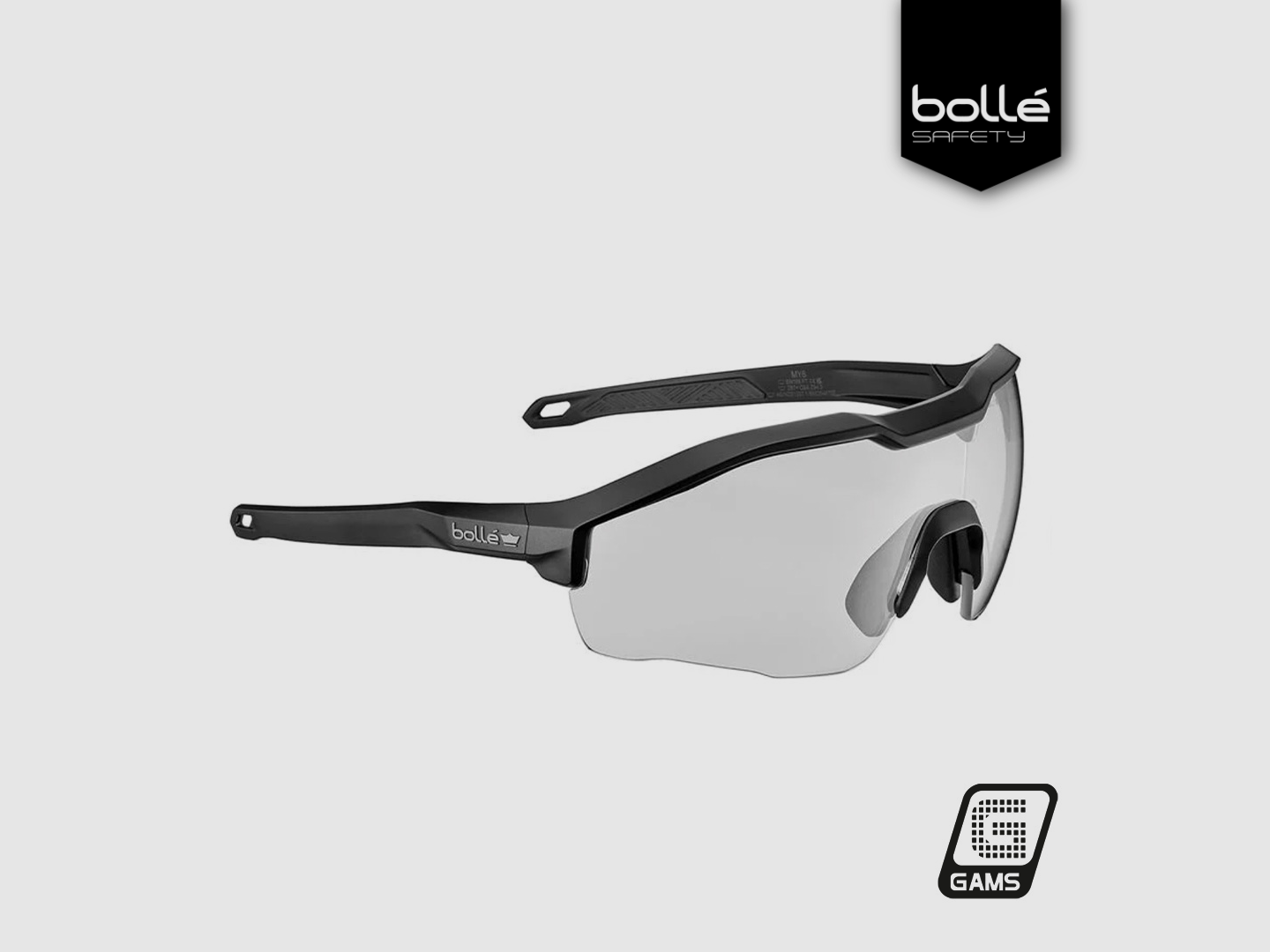 Takticzne przezroczyste gogle Bollé MY6 EYESHIELD, zdjęcie 1 z 3