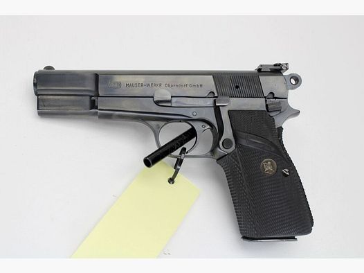 Pistole Mauser 80 SA mit LPA Visierung 9mmLuger