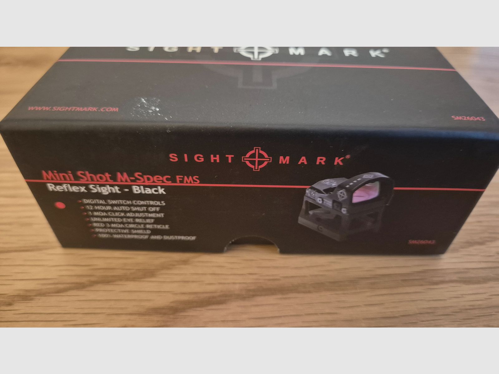 Sightmark Mini Shot M-Spec FMS Reflex Sight (Negro) – NUEVO y sin usar en embalaje original, imagen 1 de 2