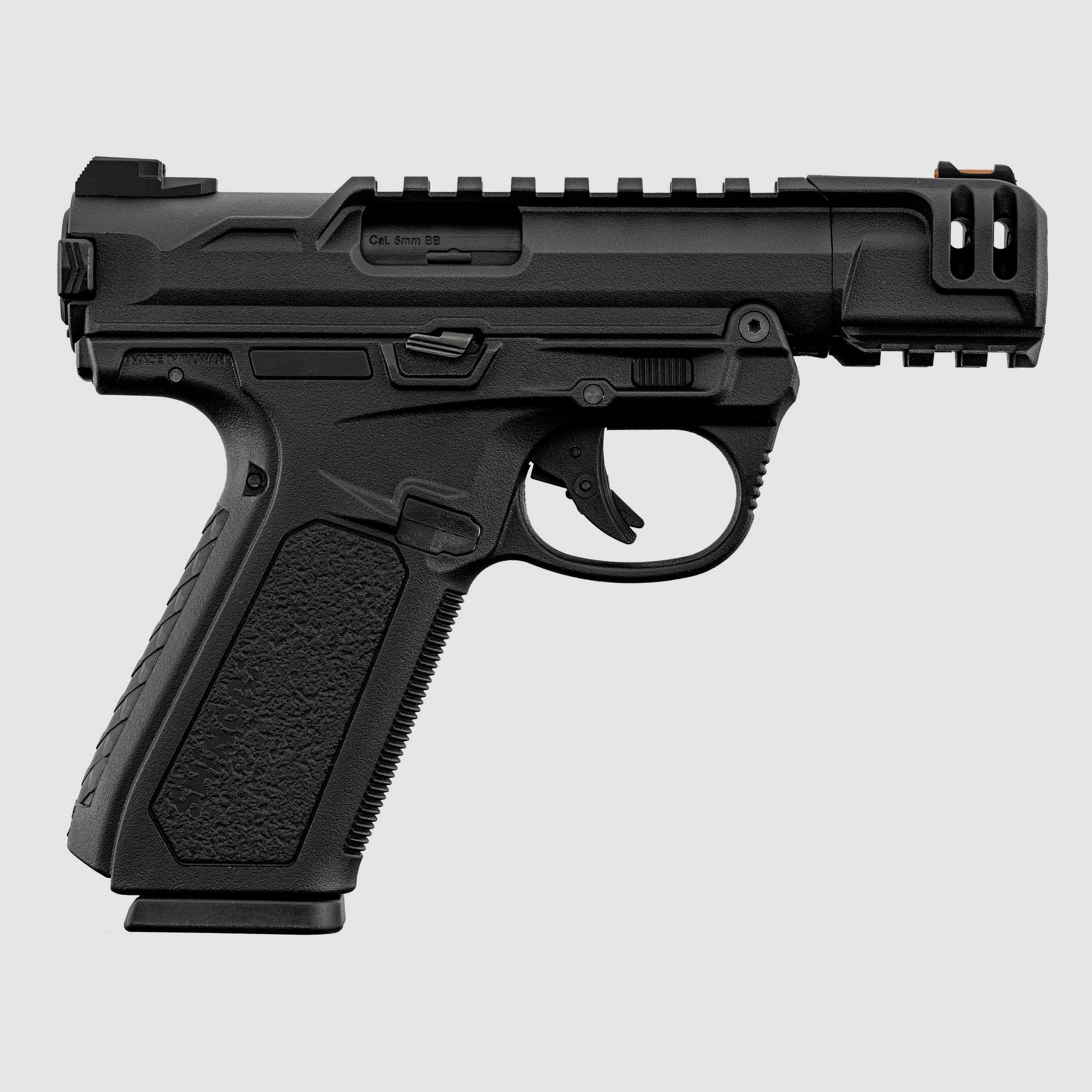 Replik GBB Action Army Gaz AAP-001 Assassin Semi- und Vollautomatik Schwarz 0,95J Kurz, Bild 5 von 5