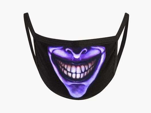 Mund-Nase-Abdeckung / Community Maske - Smiley Ass
