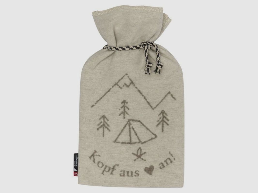Fussenegger Wärmeflasche Silvretta "Kopf aus" 2L | rohweiß, Bild 2 von 6