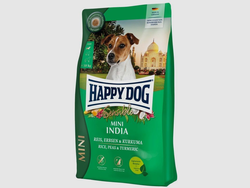 Happy Dog Hunde Trockenfutter Sensible Mini India 800 g