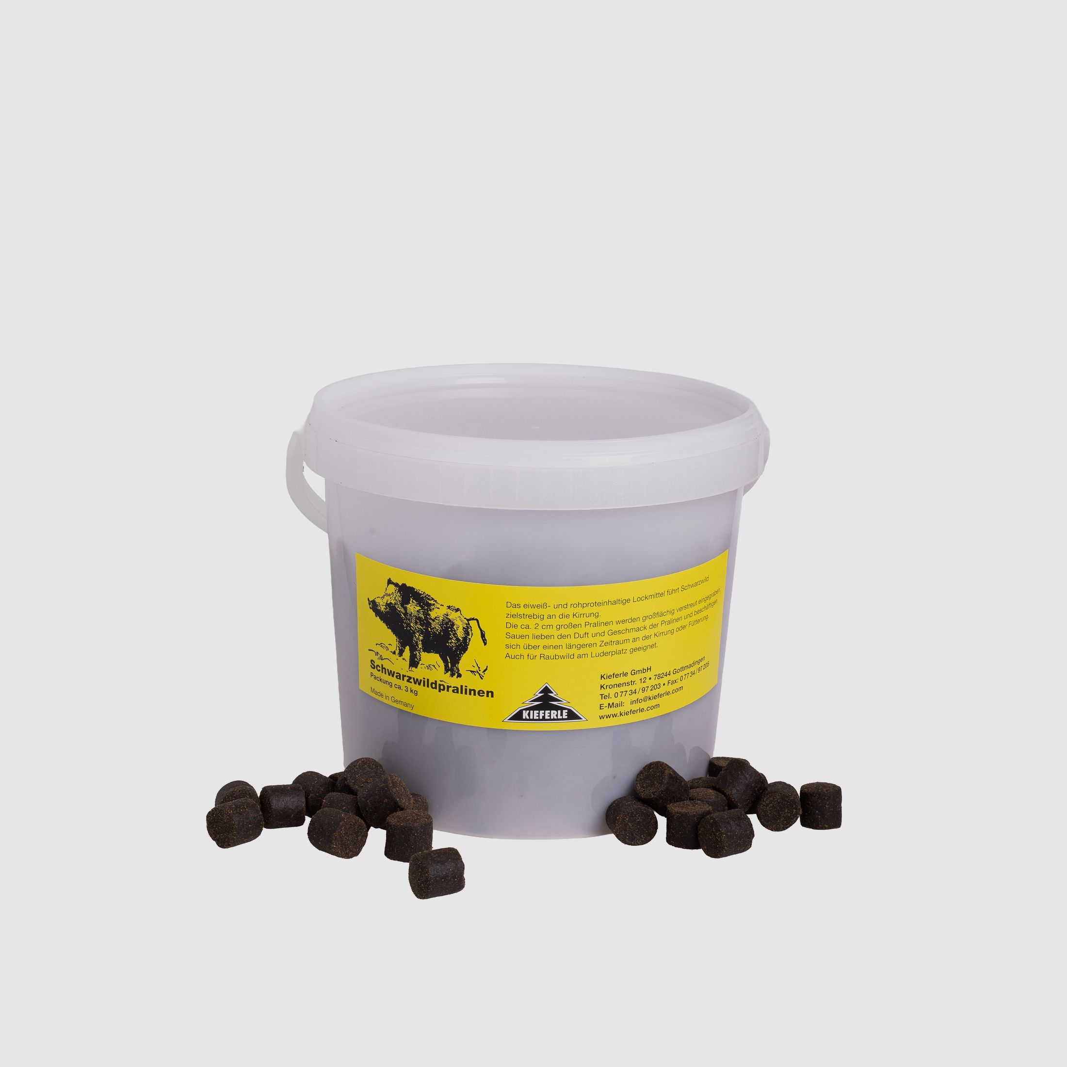 Schwarzwildpralinen 3 kg Eimer