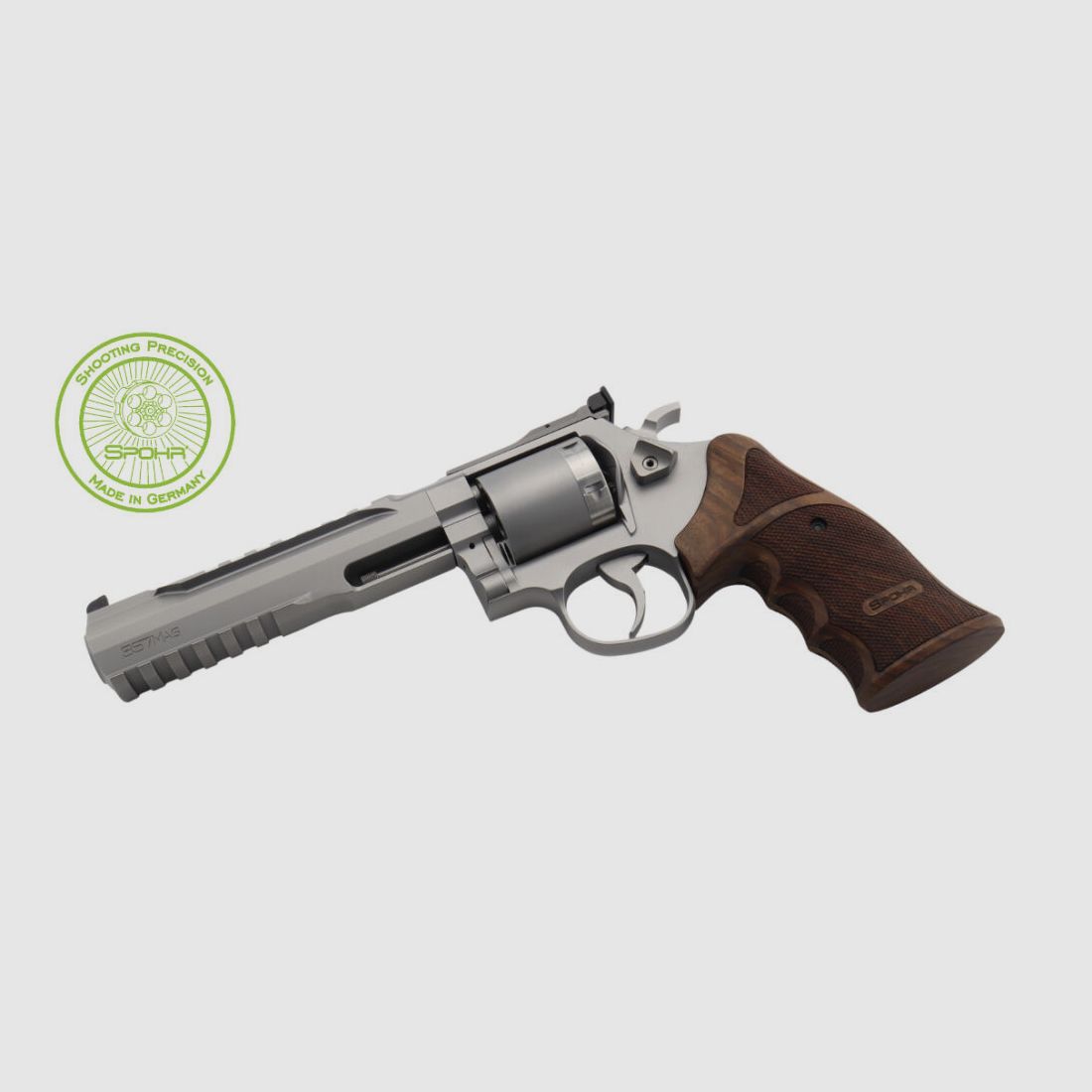 SPOHR Tactical Division Stainless 6 Inch Revolver Made in Germany 6"