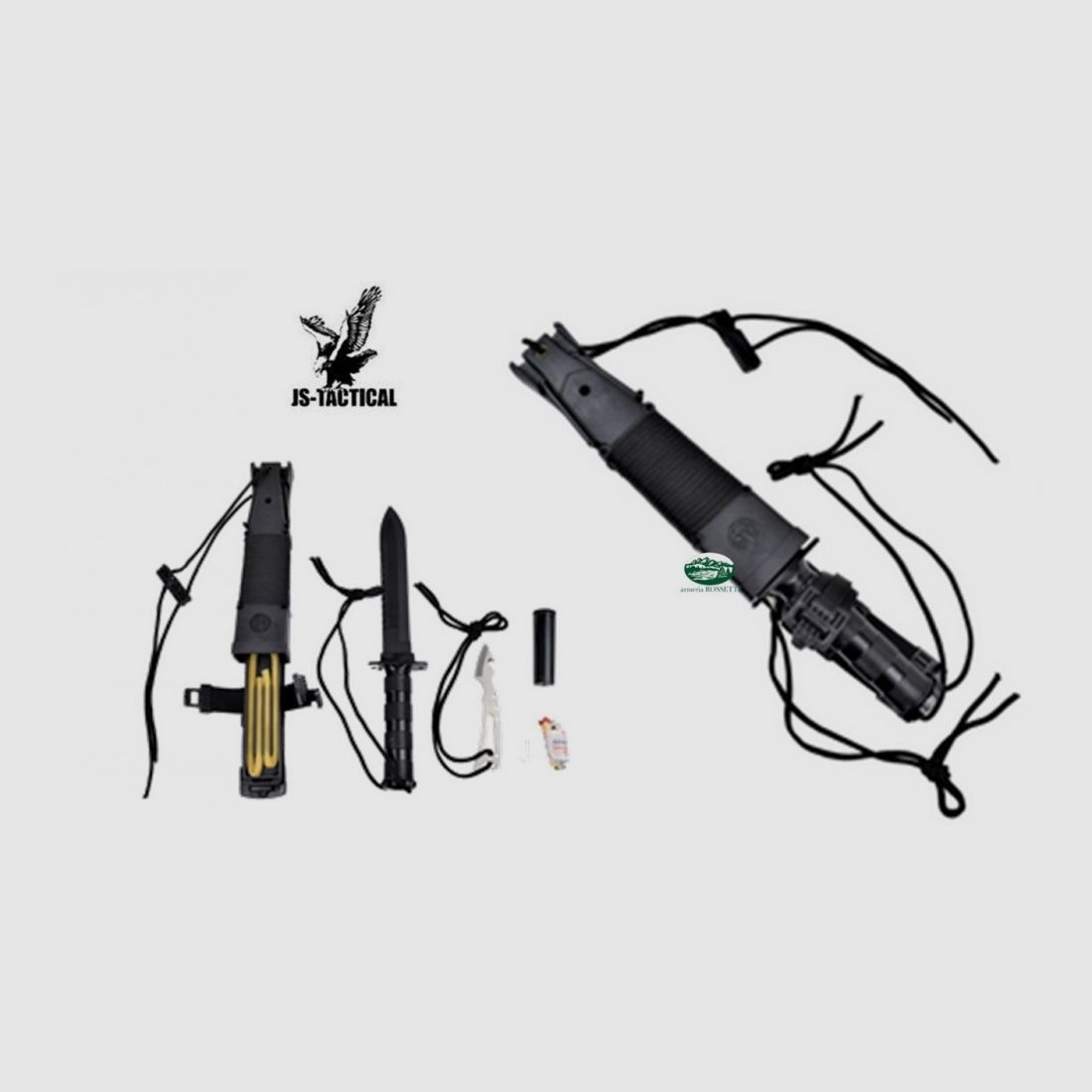 JS TACTICAL Rambo H6 Feststehendes Messer Überlebenskit JS000027