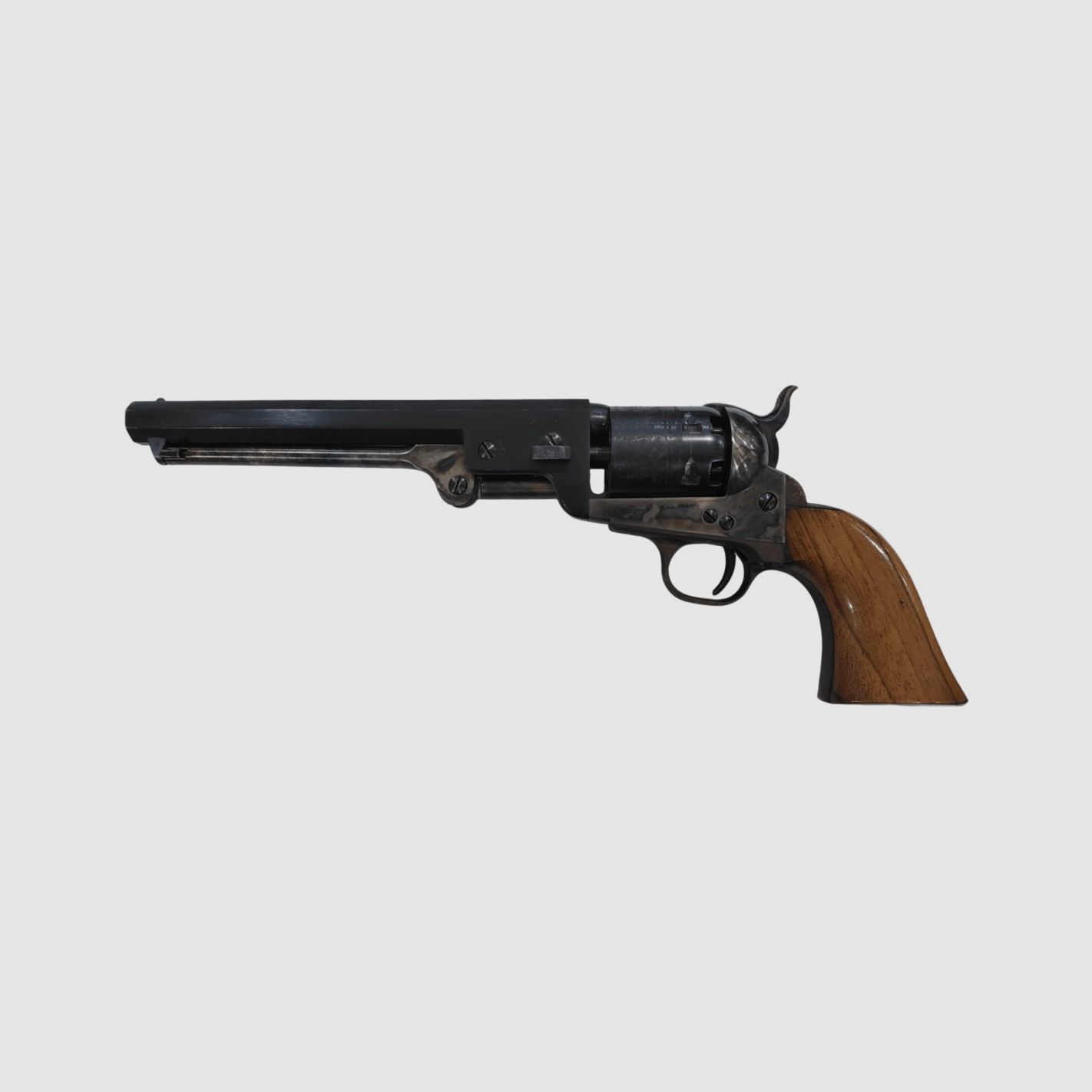 Uberti Revolver Schwarzpulver 1851 NAVY Messing Kal. 36 Lauf 7,5" brüniert inklusive Zubehör, Bild 1 von 9