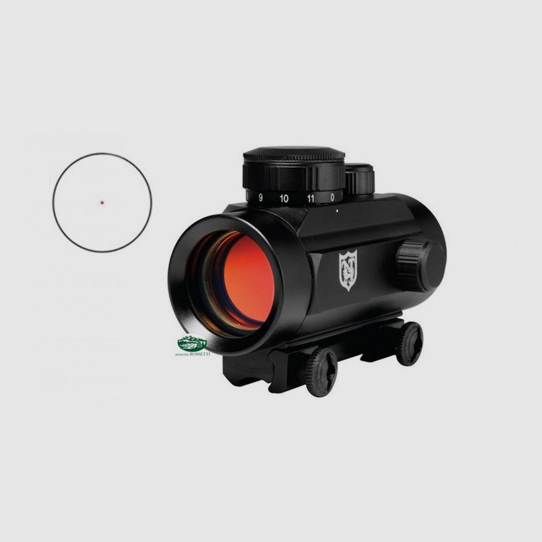 NIKKO STIRLING Reflex Rotpunkt 42 mm für Schiene 11 mm