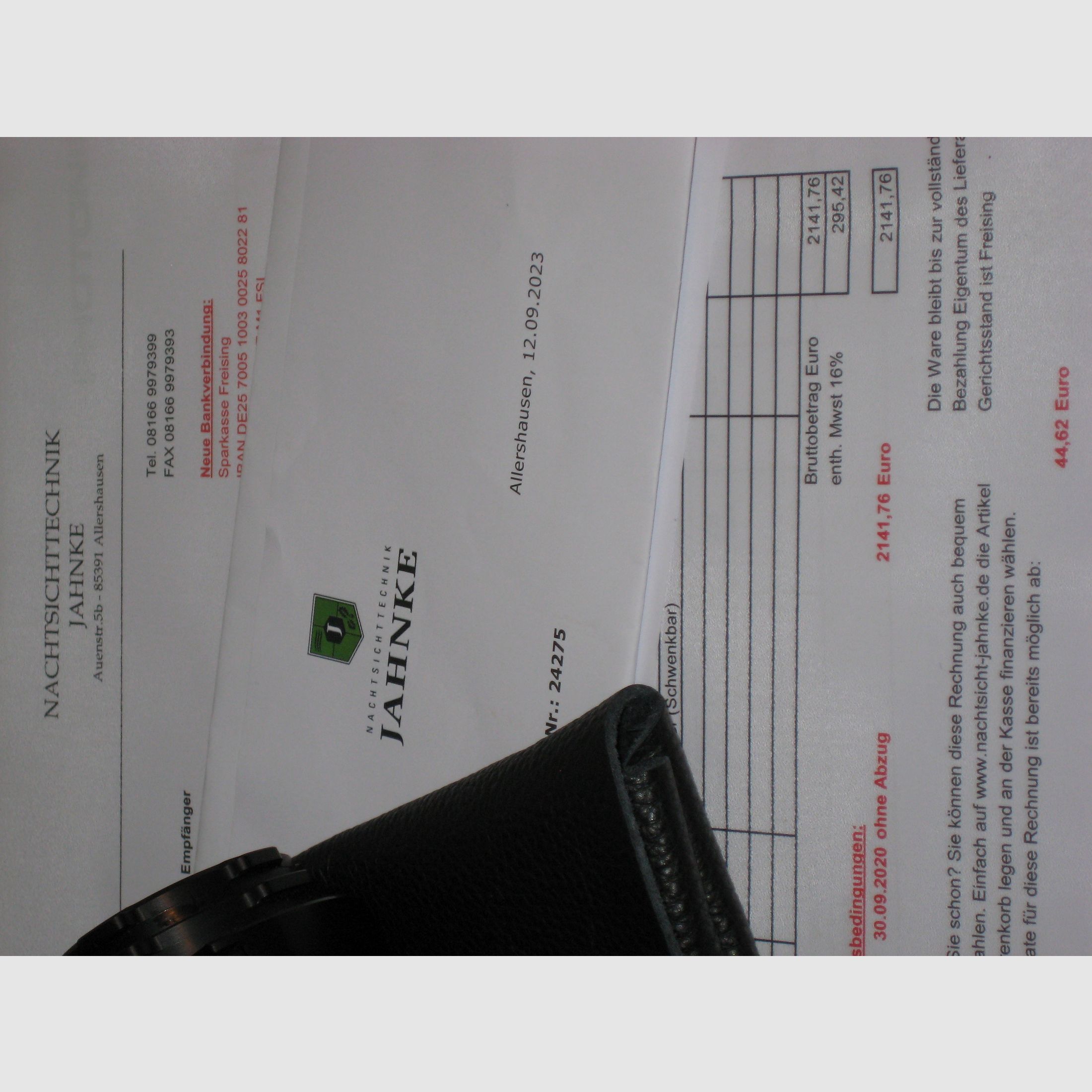 JAHNKE DJ-8 NSV 1x48 *  mit AG TOP ZUSTAND  (blaser, sauer, merkel) NEUWERTIG