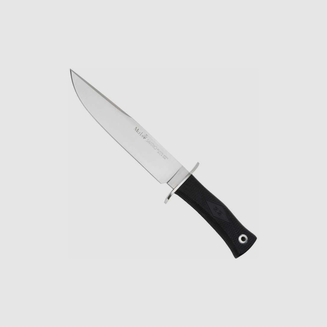 Muela Sarrio "black and steel" Messer X50CrMoV15 mit Gummigriff