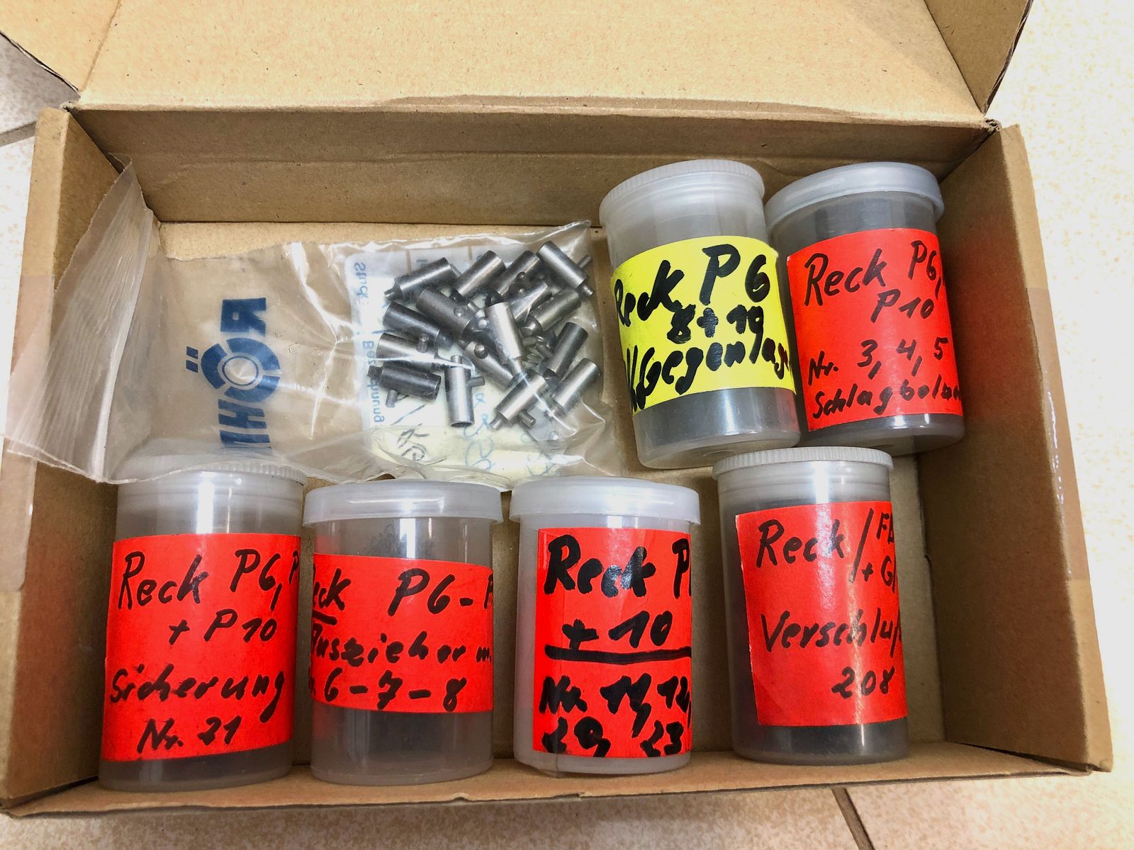 ••• #3 Ersatzteile / Reparatur-Konvolut für Schreckschusswaffen •••