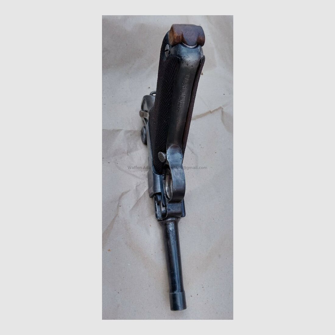 Fábrica de rifles de Erfurt P.08 1912 Pertenencia a la tropa