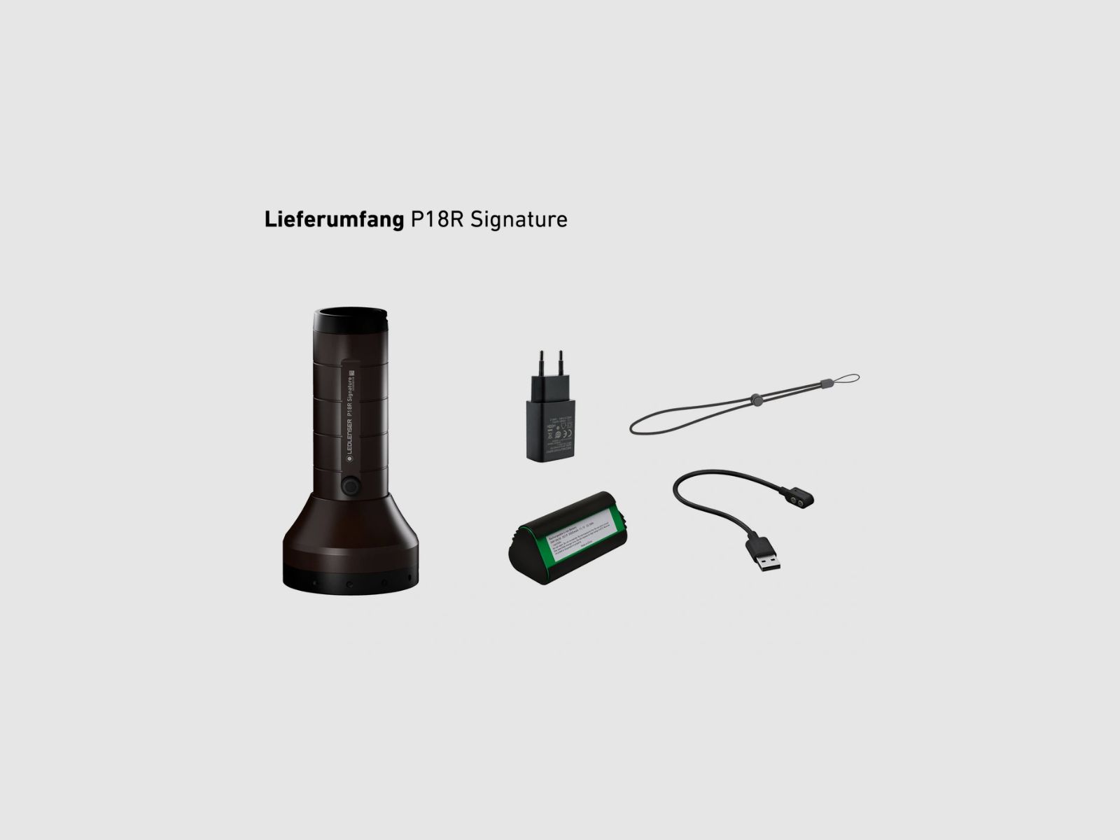 LEDLENSER Taschenlampe P18R Signature