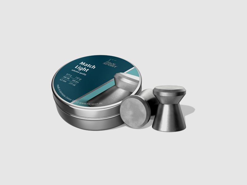 H&N Match Light 4,50 mm - 0,49g/7,56gr (a500)