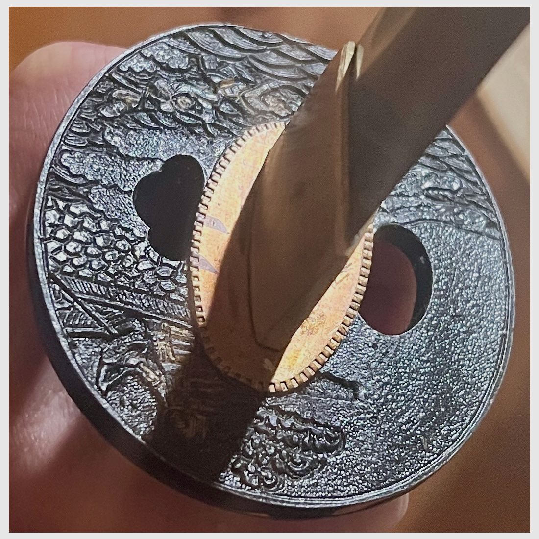 Dernière légende Mikusa 4000 Katana — 73 cm Nagasa / lame différentiée pliée / rare de collection (pas Hanwei / Paul Chen Cold Steel Tozando Nosyudo Minosaka Kaneie Yoshindo Yoshihara) Bugei Citadel première Oni Forge, image 9 sur 10