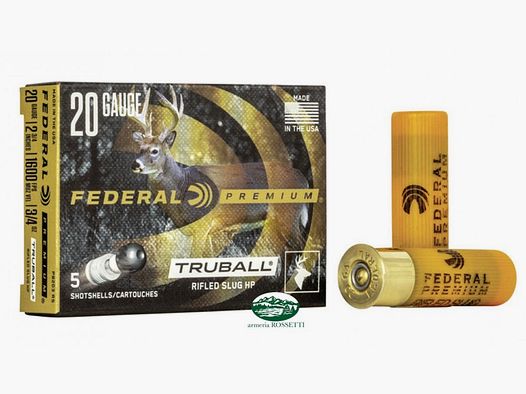 FEDERAL Patronen Kal. 20 Slug Truball PB203 RS