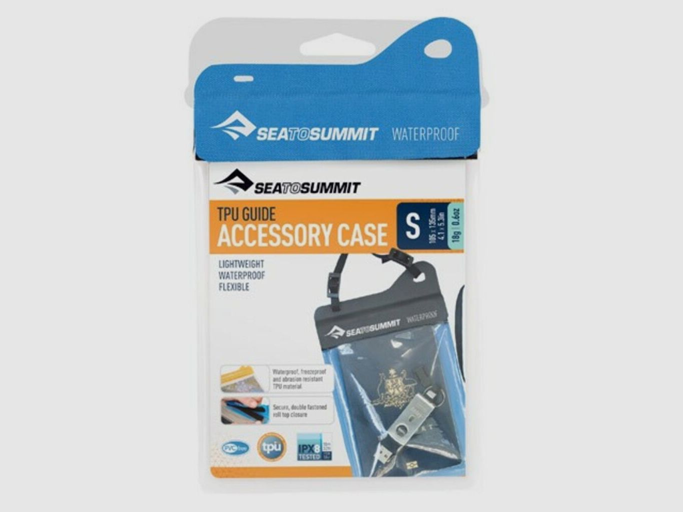 Waterdichte TPU Hoes Sea to Summit Blauw S