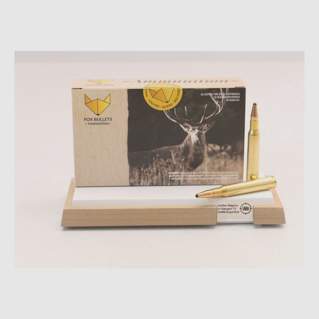 Fox Bullets 8,4g/130grs à20 7x64