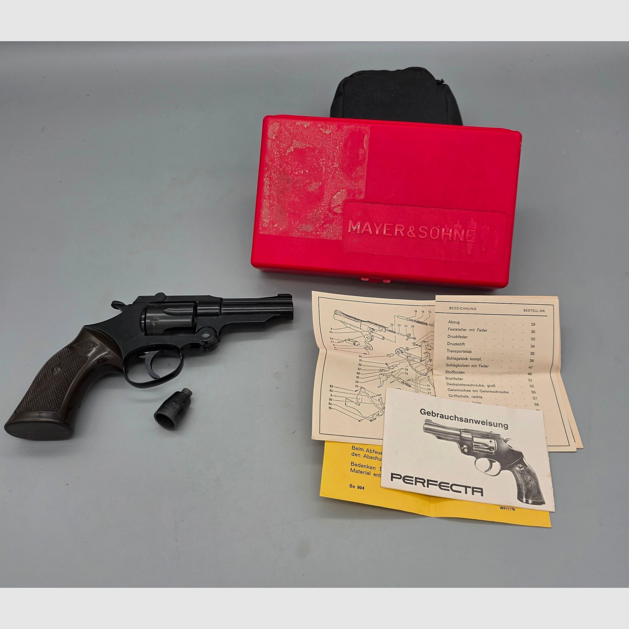 Mayer & Söhne SRS Kipplauf Revolver Perfecta Mod. G en cal. 6mm Flobert del año 1976