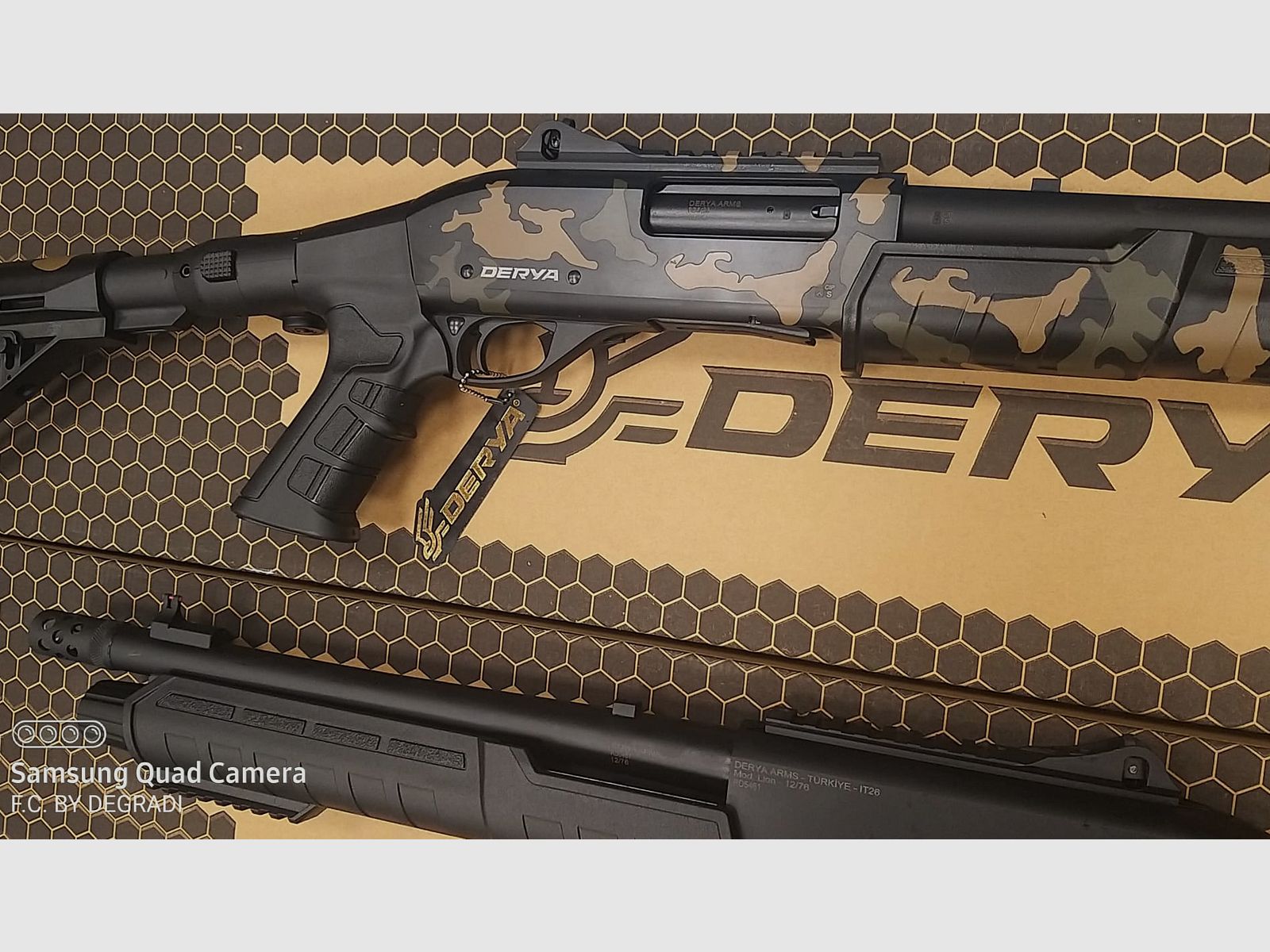 DERYA LION SPX SHOTGUN FUCILI A POMPA CAL.12/76, immagine 3 di 4