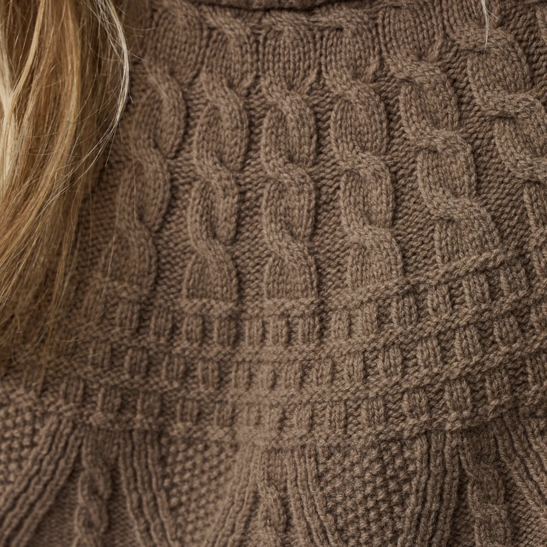 Fjallraven ÖVIK SOLID JACQUARD KNIT W, afbeelding 4 van 4